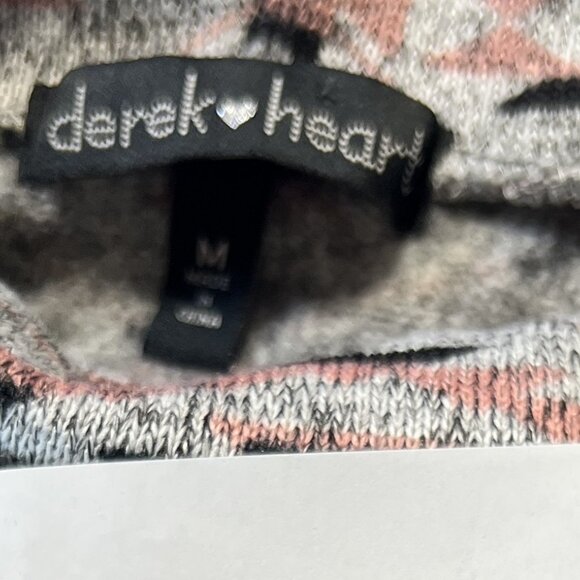 Derek Heart Aztec Cowl Neck Sweater size M comfy cozy - Picture 7 of 10